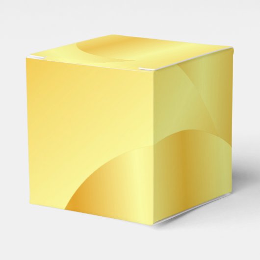 Faux Gold Metallic look elegant Moderne Sjabloon Bedankdoosjes (Voorkant Zijde)