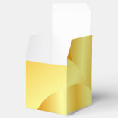 Faux Gold Metallic look elegant Moderne Sjabloon Bedankdoosjes (Geopend)