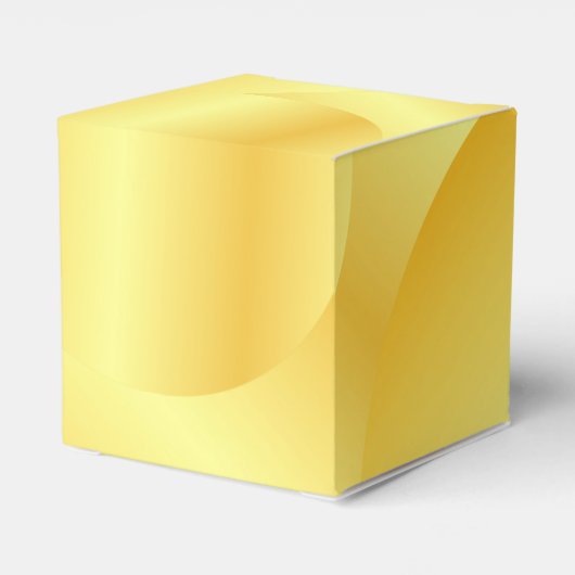 Faux Gold Metallic look elegant Moderne Sjabloon Bedankdoosjes (Achterkant)