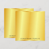 Faux Gold Metallic look Sjabloon op maat (Voorkant / Achterkant)