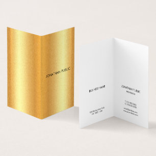 Faux Gold Modern minimalist - Professioneel Visitekaartje