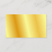 Faux Gold Modern minimalist - Professioneel Visitekaartje (Achterkant)
