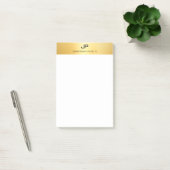 Faux Gold Modern Professional Elegant Sjabloon Post-it® Notes (Kantoor)