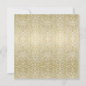 FAUX GOLD MOSAIC STIPPEN GRAND OPENING CEREMONY KAART (Achterkant)