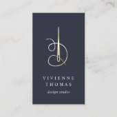 Faux Gold Nedle & Thread | Seamstress of Tailor Visitekaartje (Voorkant)
