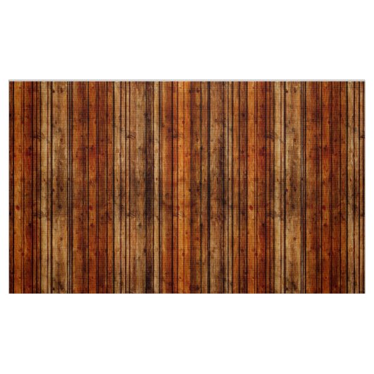 Faux Gold Oranje Rustisch Hout Stof (Fat Quarter)