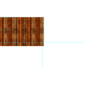 Faux Gold Oranje Rustisch Hout Stof (Delen)