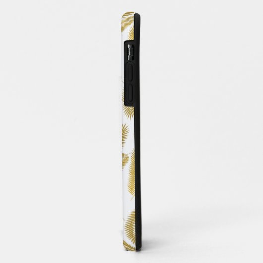Faux Gold Palm Leaves Pattern Case-Mate iPhone Case (Achterkant/links)