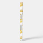 Faux Gold Palm Leaves Pattern Case-Mate iPhone Case (Achterkant / Rechts)