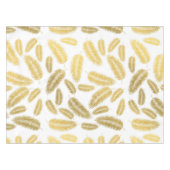 Faux Gold Palm Leaves Pattern Tafelkleed (Voorkant (Horizontaal))
