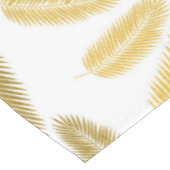 Faux Gold Palm Leaves Pattern Tafelkleed (Gekanteld)