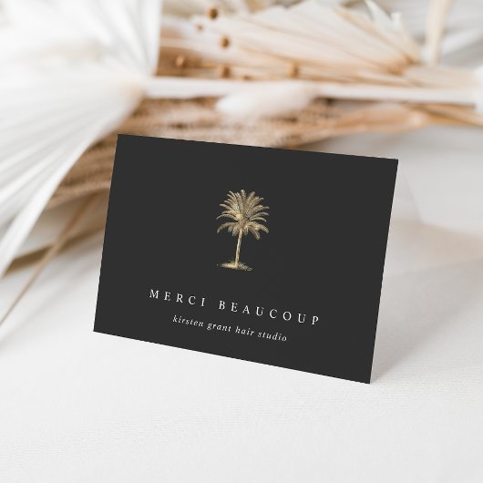 Faux Gold Palm Tree-Logo