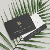 Faux Gold Palm Tree Logo | Cadeaubon