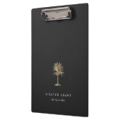 Faux Gold Palm Tree Logo Klembord (Links)