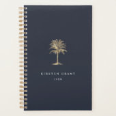 Faux Gold Palm Tree Logo Planner (Voorkant)