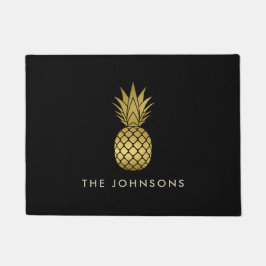 Faux Gold Pineapple Doormat Deurmat