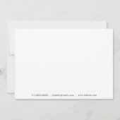 Faux Gold Pineapple Personalized Real Estate Agent Notitiekaartje (Achterkant)