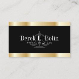 "Faux Gold" Professional Attorney Visitekaartjes