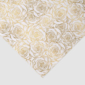 Faux Gold-Rozen Tissuepapier (Detail)