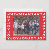 Faux Gold Script Prettige feestdagen kerstfoto Feestdagenkaart (Achterkant)