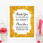 Faux Gold Snoep Buffet Vrijgezellenfeest Print Foto Afdruk<br><div class="desc">Dit faux goudbruin snoep buffet zal het perfecte compliment zijn aan de bar van het snoep op je bruiloft, verjaardag, vrijgezellenfeest of baby shower. Het bevat een gouden glans achtergrond met een lijst snit met de zin "Dank u dat u deze dag zo zoet maakt Neem alstublieft een tas en...</div>