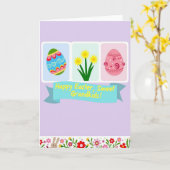 Faux Gold Springtime Fun Card Kaart (Gele Bloem)