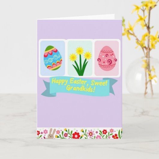 Faux Gold Springtime Fun Card Kaart (Gele Bloem)
