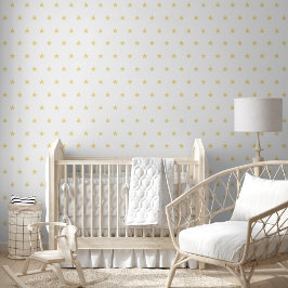 Faux Gold Sterren Kwekerij Kinder Kamer Home Wandd Behang