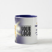 Faux gold sterren werknemer jubileum erkenning mok (Midden)