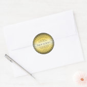 Faux Gold Sticker Label Handgemaakte Moisturizer (Envelop)