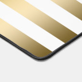 Faux Gold Stripes geometrisch patroon Bureaumat (Hoek)