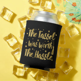 Faux Gold Tassel Afstuderen Blikjeskoeler