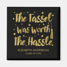 Faux Gold Tassel Afstuderen Magneet