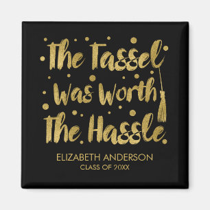 Faux Gold Tassel Afstuderen Magneet