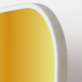 Faux Gold Two Sides Monogram Elegant Sjabloon Pick Pickleball Paddle (Links Detail)