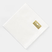Faux Gold Wedding Luxe Servet (Hoek)