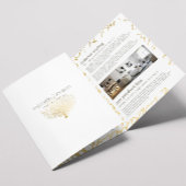 Faux Gold Zee Fan Koraal Interieur Design Brochure Drieluik Kaart