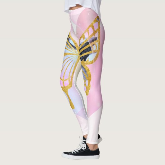 Faux Golden Butterfly Leggings (Links)