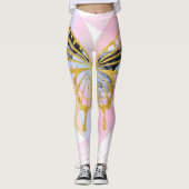 Faux Golden Butterfly Leggings (Voorkant)