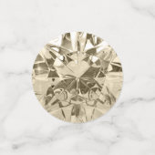 Faux Golden Diamond Confetti (Kleine voorkant)