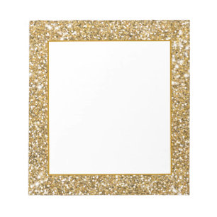 Faux Golden Yellow Glitter Texture Kijk Grafisch Notitieblok