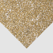Faux Golden Yellow Glitter Texture Kijk Grafisch Tissuepapier (Detail)