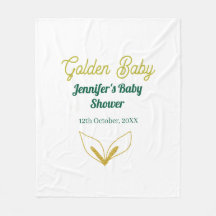 Faux goud bladgroen bos betoverd baby shower