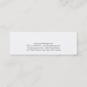 faux goud | Eelegant Mini Visitekaartje (Achterkant)