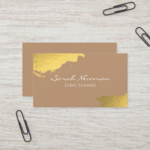 Faux goud elegant modern minimalistisch lichtbruin