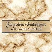 Faux Goud en Zwart Kantoor Deurteken Geen Logo Deurbordje