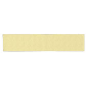 Faux goud ivoor elegante eenvoudige vaste stof korte tafelloper (Horizontaal)