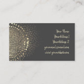 Faux gouden folie decor visitekaartje (Achterkant)