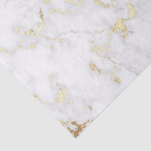 FAUX gouden folie en witte marmeren steen Tissuepapier (Detail)