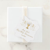 faux gouden folie engelen Eerste Heilige Communie Bedankjes Labels (In situ)